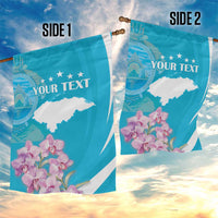 Personalized Honduras Independence Day Garden Flag With White Tailed Deer - Wonder Print Shop