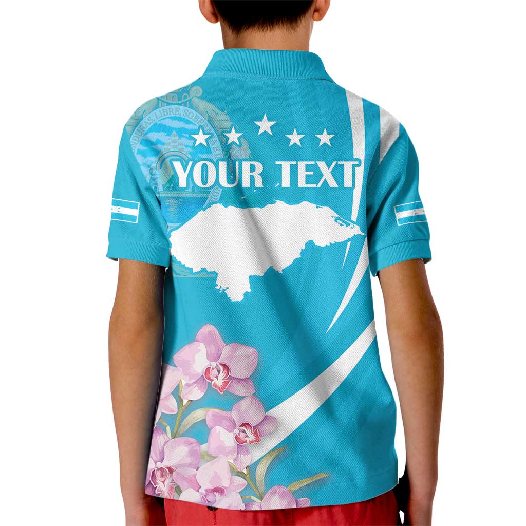 Personalized Honduras Independence Day Kid Polo Shirt With White Tailed Deer - Wonder Print Shop