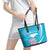 Personalized Honduras Independence Day Leather Tote Bag With White Tailed Deer - Wonder Print Shop