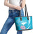 Personalized Honduras Independence Day Leather Tote Bag With White Tailed Deer - Wonder Print Shop