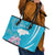 Personalized Honduras Independence Day Leather Tote Bag With White Tailed Deer - Wonder Print Shop