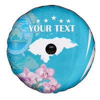 Personalized Honduras Independence Day Spare Tire Cover With White Tailed Deer - Wonder Print Shop