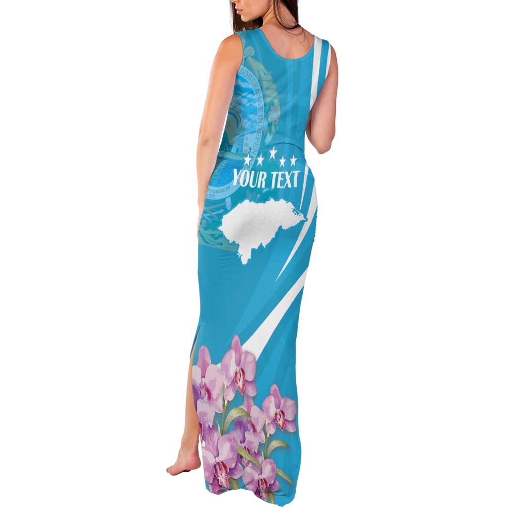 Personalized Honduras Independence Day Tank Maxi Dress With White Tailed Deer - Wonder Print Shop