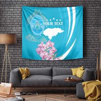 Personalized Honduras Independence Day Tapestry With White Tailed Deer - Wonder Print Shop