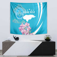 Personalized Honduras Independence Day Tapestry With White Tailed Deer - Wonder Print Shop