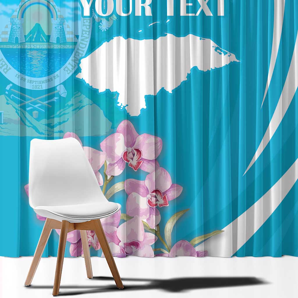 Personalized Honduras Independence Day Window Curtain With White Tailed Deer - Wonder Print Shop