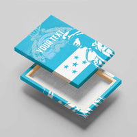 Personalized Honduras Scarlet Macaw Canvas Wall Art Happy Independence Day 1821 - Wonder Print Shop