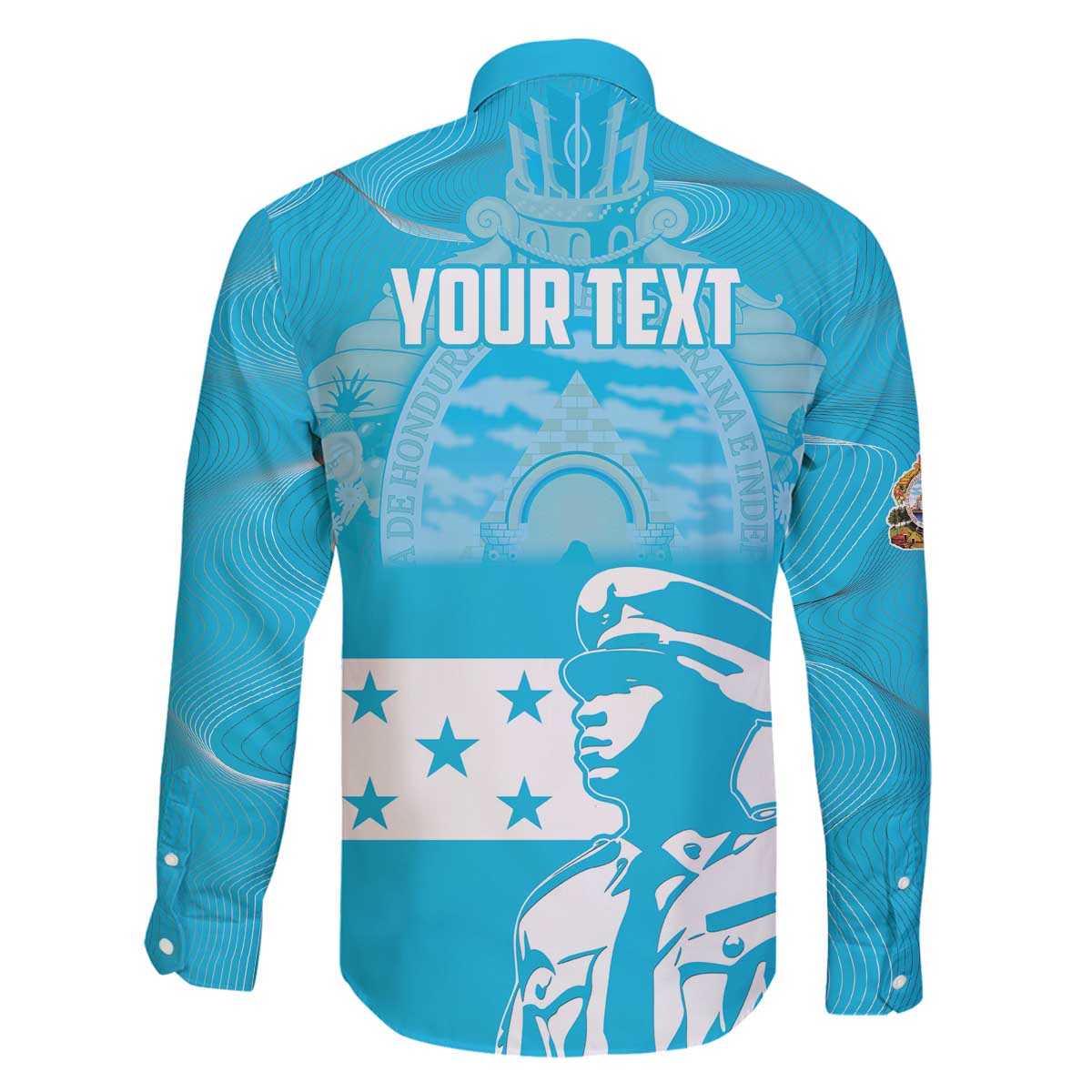 Personalized Honduras Scarlet Macaw Family Matching Off Shoulder Short Dress and Hawaiian Shirt Happy Independence Day 1821 - Wonder Print Shop