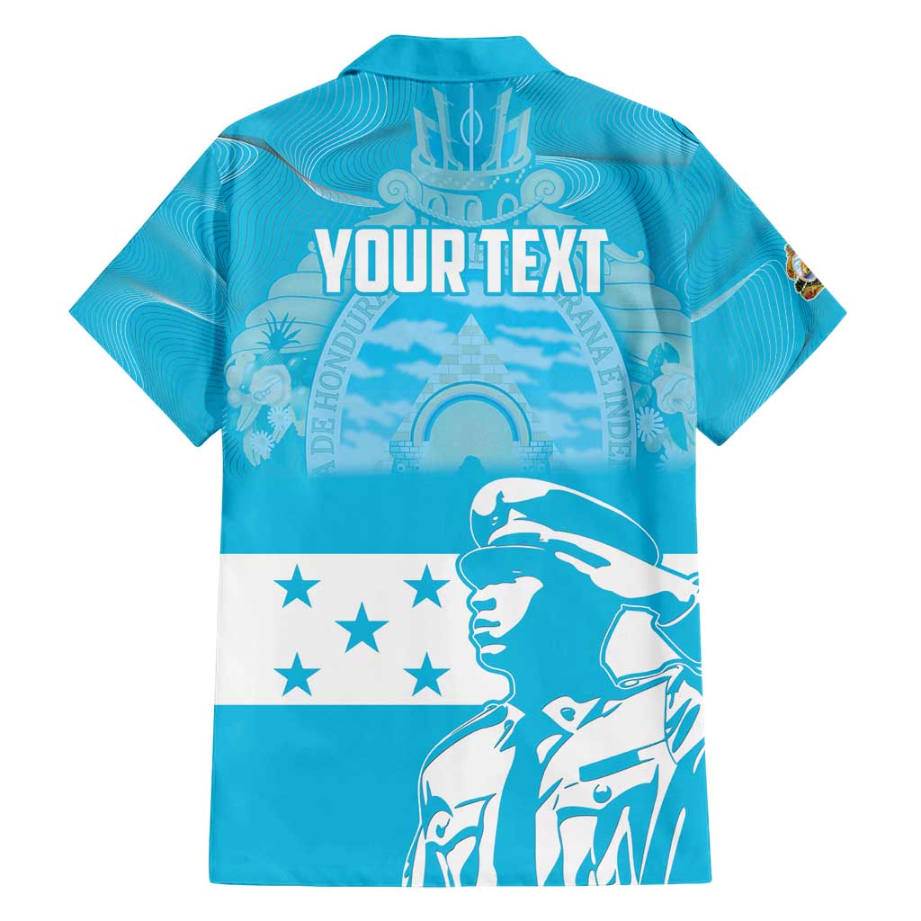 Personalized Honduras Scarlet Macaw Family Matching Tank Maxi Dress and Hawaiian Shirt Happy Independence Day 1821 - Wonder Print Shop