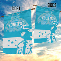 Personalized Honduras Scarlet Macaw Garden Flag Happy Independence Day 1821 - Wonder Print Shop