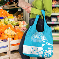 Personalized Honduras Scarlet Macaw Grocery Bag Happy Independence Day 1821