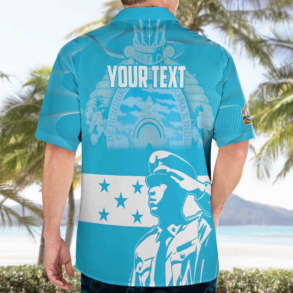 Personalized Honduras Scarlet Macaw Hawaiian Shirt Happy Independence Day 1821 - Wonder Print Shop