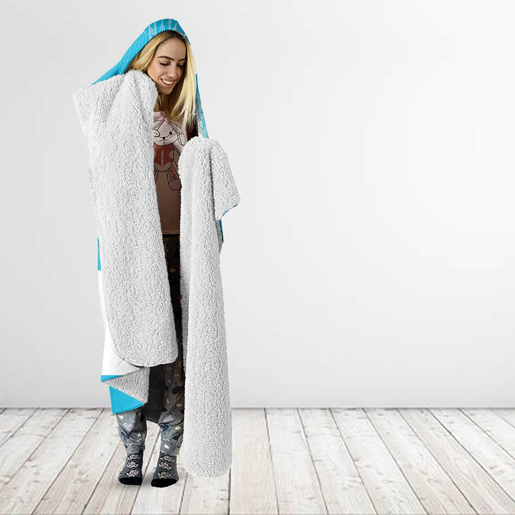 Personalized Honduras Scarlet Macaw Hooded Blanket Happy Independence Day 1821