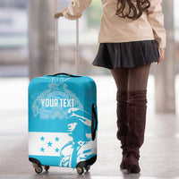 Personalized Honduras Scarlet Macaw Luggage Cover Happy Independence Day 1821 - Wonder Print Shop