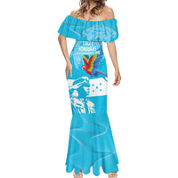 Personalized Honduras Scarlet Macaw Mermaid Dress Happy Independence Day 1821 - Wonder Print Shop