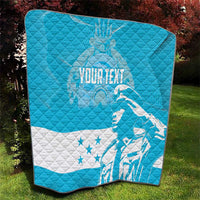 Personalized Honduras Scarlet Macaw Quilt Happy Independence Day 1821 - Wonder Print Shop