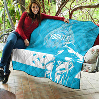 Personalized Honduras Scarlet Macaw Quilt Happy Independence Day 1821 - Wonder Print Shop