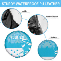 Personalized Honduras Scarlet Macaw Spare Tire Cover Happy Independence Day 1821 - Wonder Print Shop