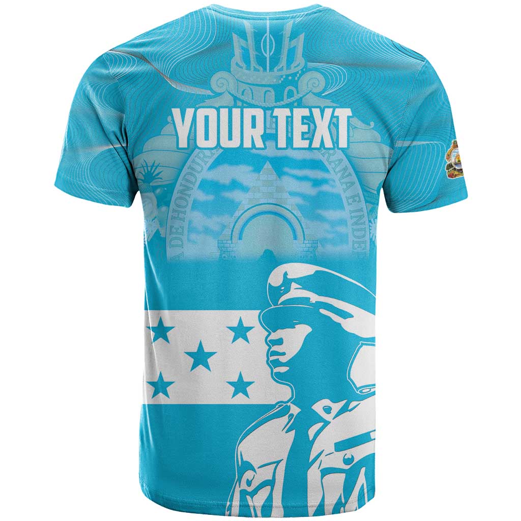 Personalized Honduras Scarlet Macaw T Shirt Happy Independence Day 1821 - Wonder Print Shop