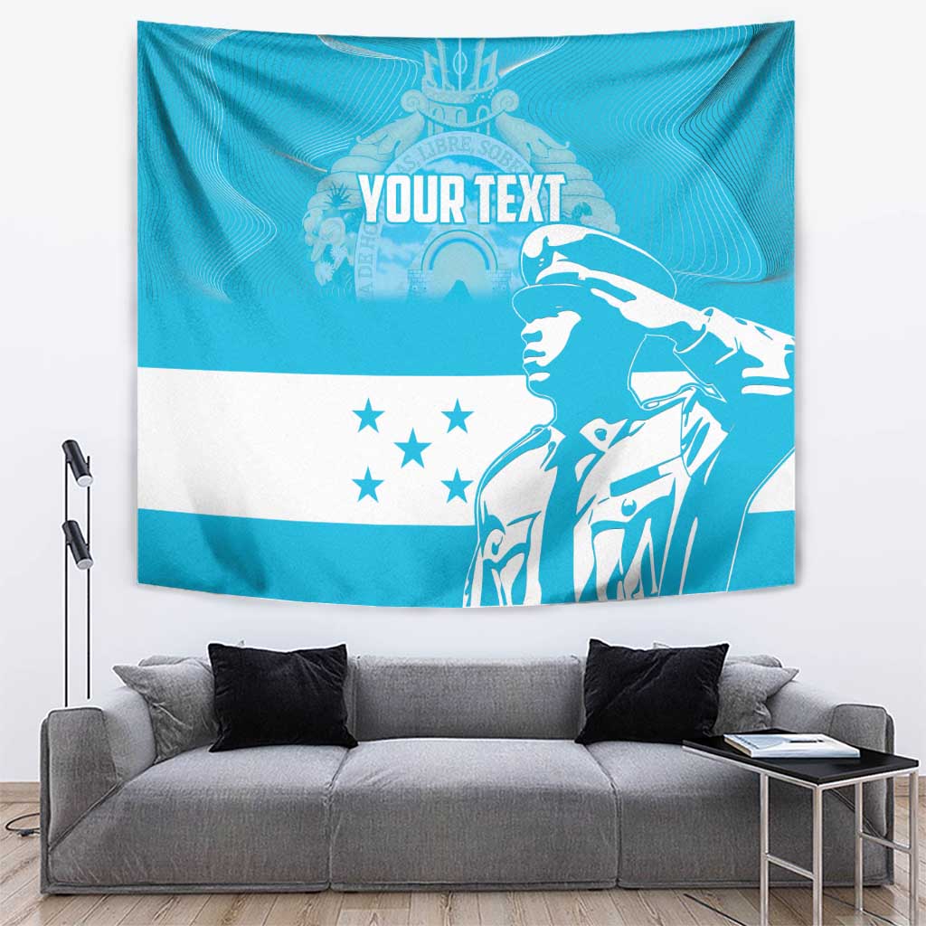 Personalized Honduras Scarlet Macaw Tapestry Happy Independence Day 1821 - Wonder Print Shop