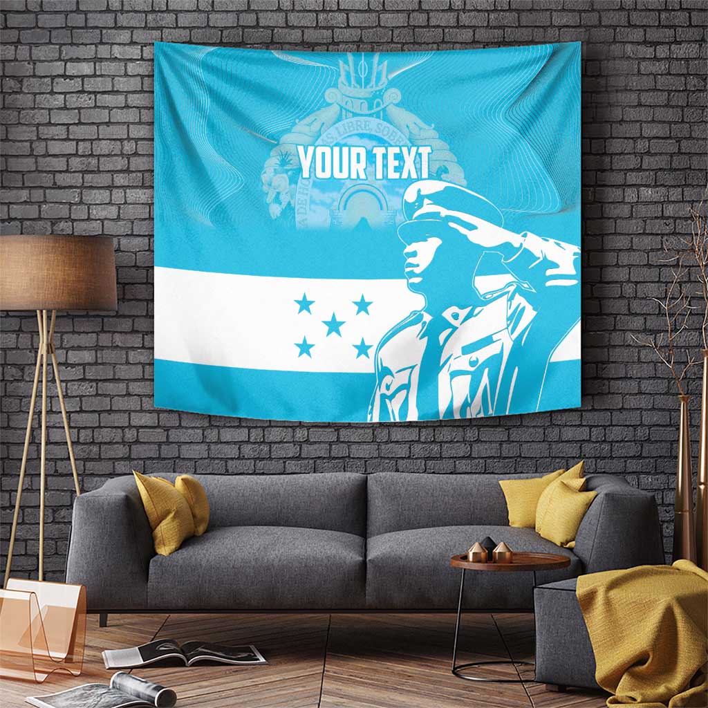 Personalized Honduras Scarlet Macaw Tapestry Happy Independence Day 1821 - Wonder Print Shop