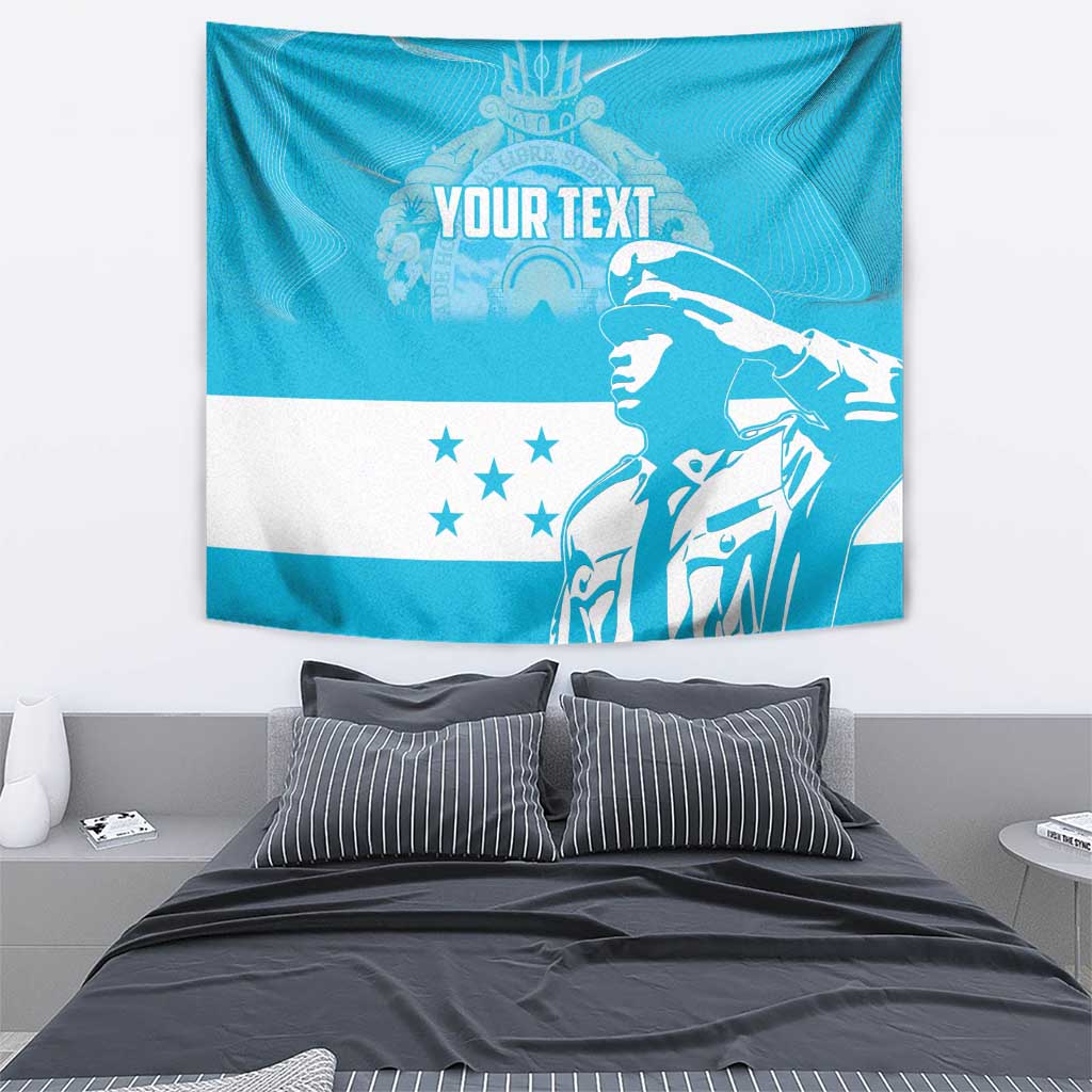 Personalized Honduras Scarlet Macaw Tapestry Happy Independence Day 1821 - Wonder Print Shop