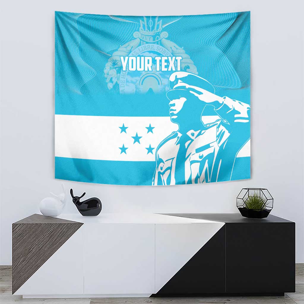 Personalized Honduras Scarlet Macaw Tapestry Happy Independence Day 1821 - Wonder Print Shop