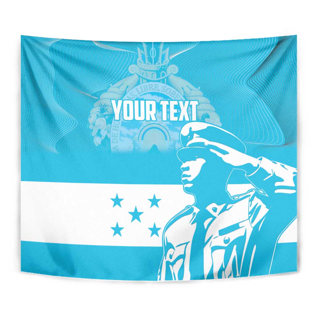 Personalized Honduras Scarlet Macaw Tapestry Happy Independence Day 1821 - Wonder Print Shop