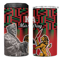 Kenya Mashujaa Day 4 in 1 Can Cooler Tumbler Mzee Jomo Kenyatta With Coat Of Arms - Wonder Print Shop