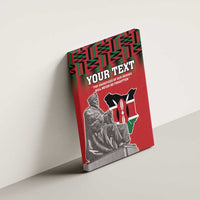 Personalized Kenya Mashujaa Day Canvas Wall Art Mzee Jomo Kenyatta With Coat Of Arms - Wonder Print Shop