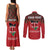 Personalized Kenya Mashujaa Day Couples Matching Tank Maxi Dress and Long Sleeve Button Shirt Mzee Jomo Kenyatta With Coat Of Arms - Wonder Print Shop