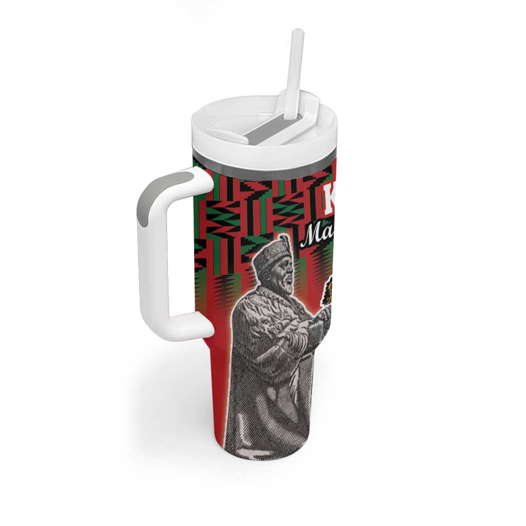 Kenya Mashujaa Day Tumbler With Handle Mzee Jomo Kenyatta With Coat Of Arms - Wonder Print Shop