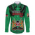 Kenya National Heroes Day Family Matching Puletasi and Hawaiian Shirt Mashujaa With Lion Head And Coat Of Arms - Wonder Print Shop