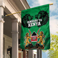 Kenya National Heroes Day Garden Flag Mashujaa With Lion Head And Coat Of Arms - Wonder Print Shop
