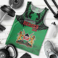 Kenya National Heroes Day Men Tank Top Mashujaa With Lion Head And Coat Of Arms - Wonder Print Shop