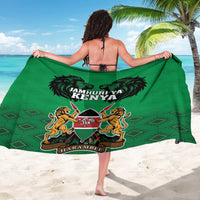 Kenya National Heroes Day Sarong Mashujaa With Lion Head And Coat Of Arms - Wonder Print Shop