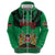 Kenya National Heroes Day Zip Hoodie Mashujaa With Lion Head And Coat Of Arms - Wonder Print Shop