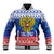 Russia Christmas Baseball Jacket Double Headed Eagle Christmas Patterns - Wonder Print Shop