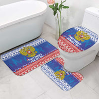 Russia Christmas Bathroom Set Double Headed Eagle Christmas Patterns - Wonder Print Shop