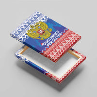 Russia Christmas Canvas Wall Art Double Headed Eagle Christmas Patterns - Wonder Print Shop