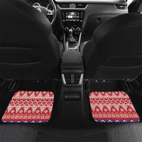 Russia Christmas Car Mats Double Headed Eagle Christmas Patterns - Wonder Print Shop