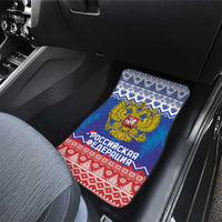 Russia Christmas Car Mats Double Headed Eagle Christmas Patterns - Wonder Print Shop