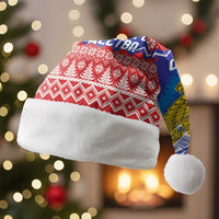 Russia Christmas Santa Hat Double Headed Eagle Christmas Patterns - Wonder Print Shop