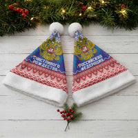 Russia Christmas Santa Hat Double Headed Eagle Christmas Patterns - Wonder Print Shop