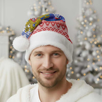 Russia Christmas Santa Hat Double Headed Eagle Christmas Patterns - Wonder Print Shop