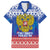 Russia Christmas Family Matching Long Sleeve Bodycon Dress and Hawaiian Shirt Double Headed Eagle Christmas Patterns - Wonder Print Shop