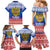 Russia Christmas Family Matching Mermaid Dress and Hawaiian Shirt Double Headed Eagle Christmas Patterns - Wonder Print Shop