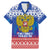 Russia Christmas Family Matching Mermaid Dress and Hawaiian Shirt Double Headed Eagle Christmas Patterns - Wonder Print Shop