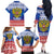 Russia Christmas Family Matching Off The Shoulder Long Sleeve Dress and Hawaiian Shirt Double Headed Eagle Christmas Patterns - Wonder Print Shop