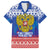 Russia Christmas Family Matching Off The Shoulder Long Sleeve Dress and Hawaiian Shirt Double Headed Eagle Christmas Patterns - Wonder Print Shop